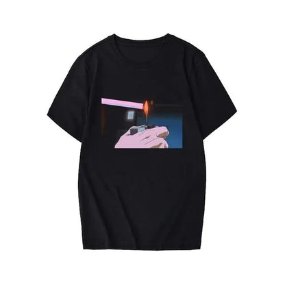 Anime Print T-Shirt for Men
