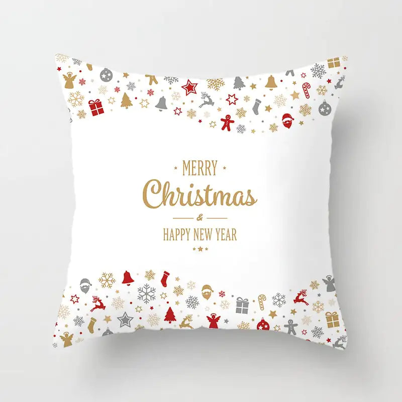 Merry Christmas Decorative Pillowcase