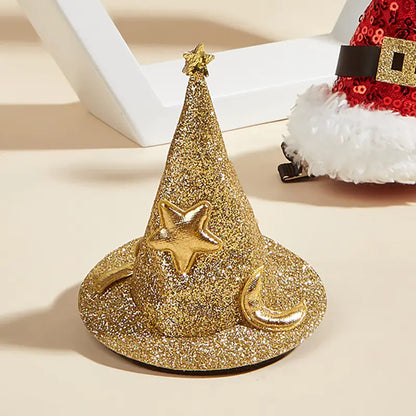 Witch Hat Dog Headdress for Halloween and Christmas