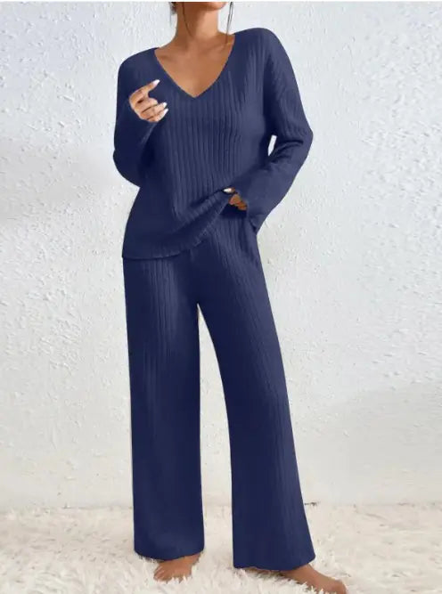 Knitted Two Piece Set Outfit women
