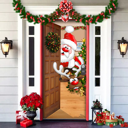 Christmas Themed Door Decoration garden