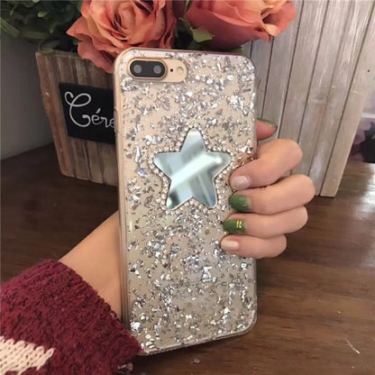 Transparent Starry iPhone Case_