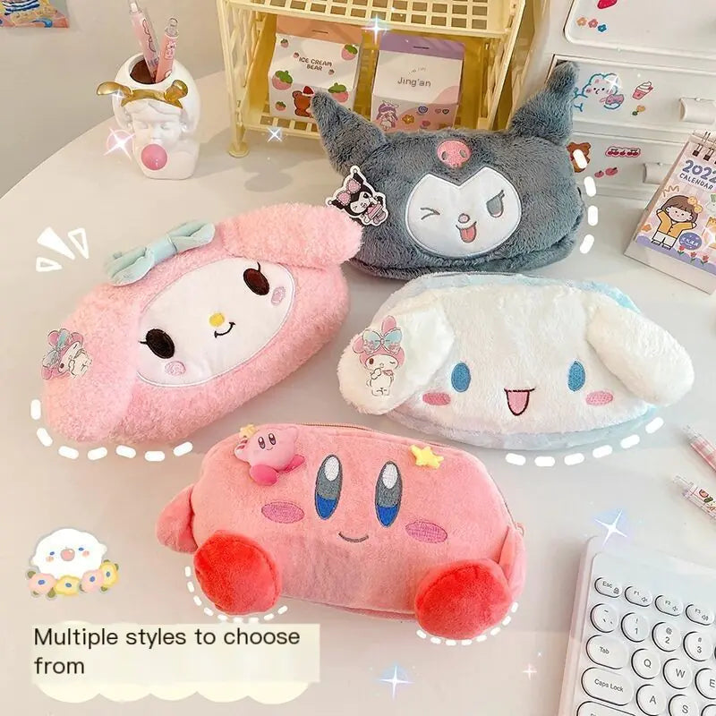 Stylish Japanese Kuromi &amp; Cinnamon Dog Pencil Case kid