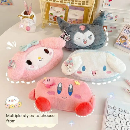 Stylish Japanese Kuromi &amp; Cinnamon Dog Pencil Case kid