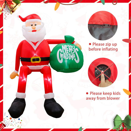 Inflatable Santa Claus Decoration garden