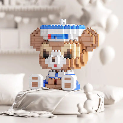LEGO-Compatible Panda Astronaut Toy for Kids