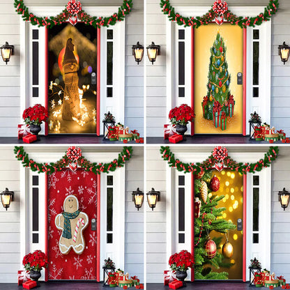 Christmas Themed Door Decoration garden