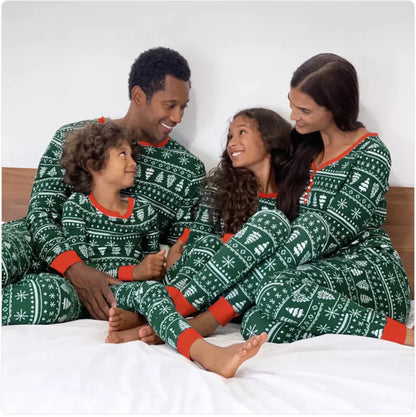 Christmas Matching Family Pajama Set women men_kid