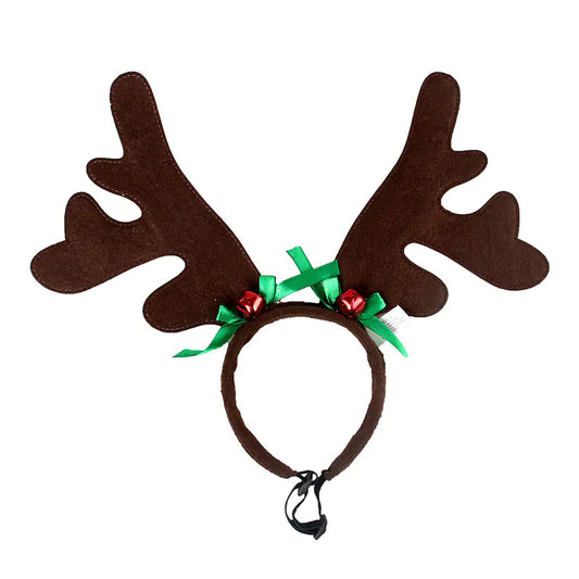 Christmas Dog Reindeer Headband