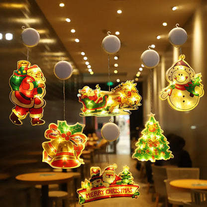 Christmas LED Suction Cup Lights decoration