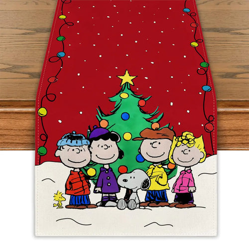 Festive Table Runner for Christmas and New Year